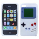 Wholesale iPhone 4 4S 3D Gameboy Case (White)